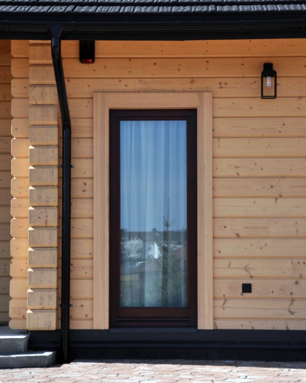 budynek gospodarczy z bala