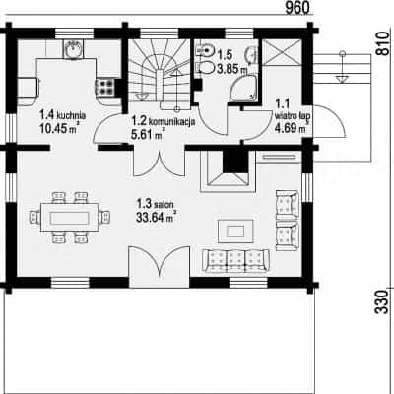 Chmielów 13 - 129,3 m2