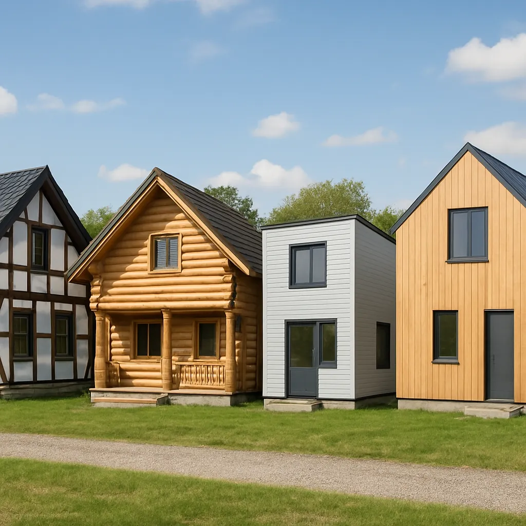 Jak wybrać między domem szkieletowym, z bali, modułowym i z CLT