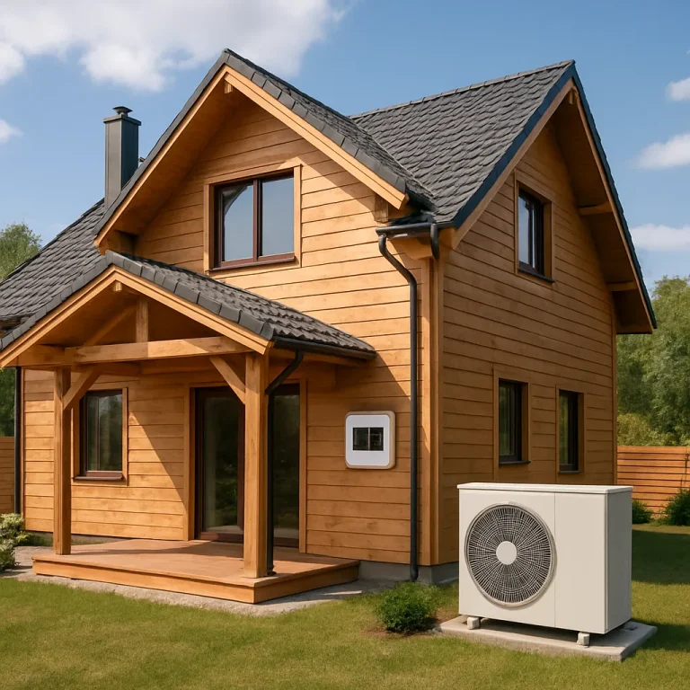 Ekologiczne ogrzewanie i inteligentne systemy w domach z drewna