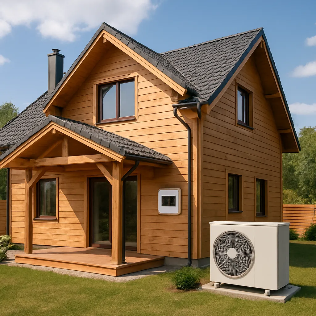 Ekologiczne ogrzewanie i inteligentne systemy w domach z drewna