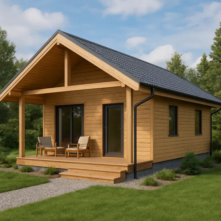 Najlepsze projekty małych domów drewnianych do 80 m2